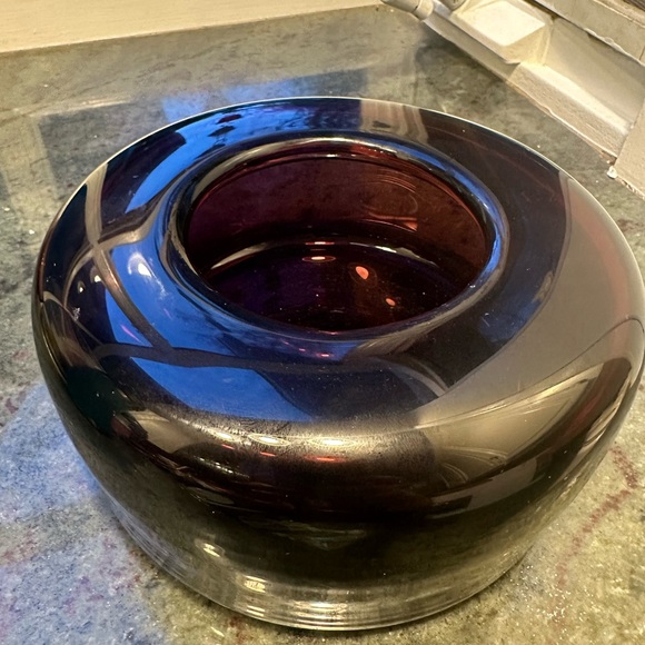 Todd Oldham heavy purple vase - Picture 2 of 10